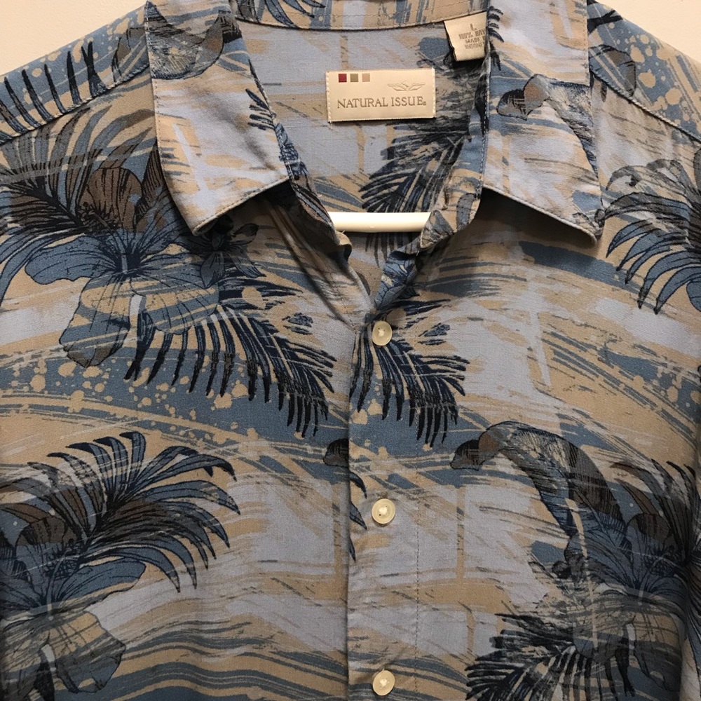 Hawaiian shirt by, Natural Issue, Size L - Picture 3 of 5